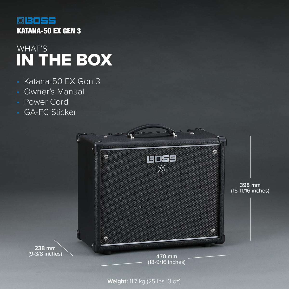 BOSS KTN-50 3EX 50-Watt 1x12 Guitar Combo Amplifier