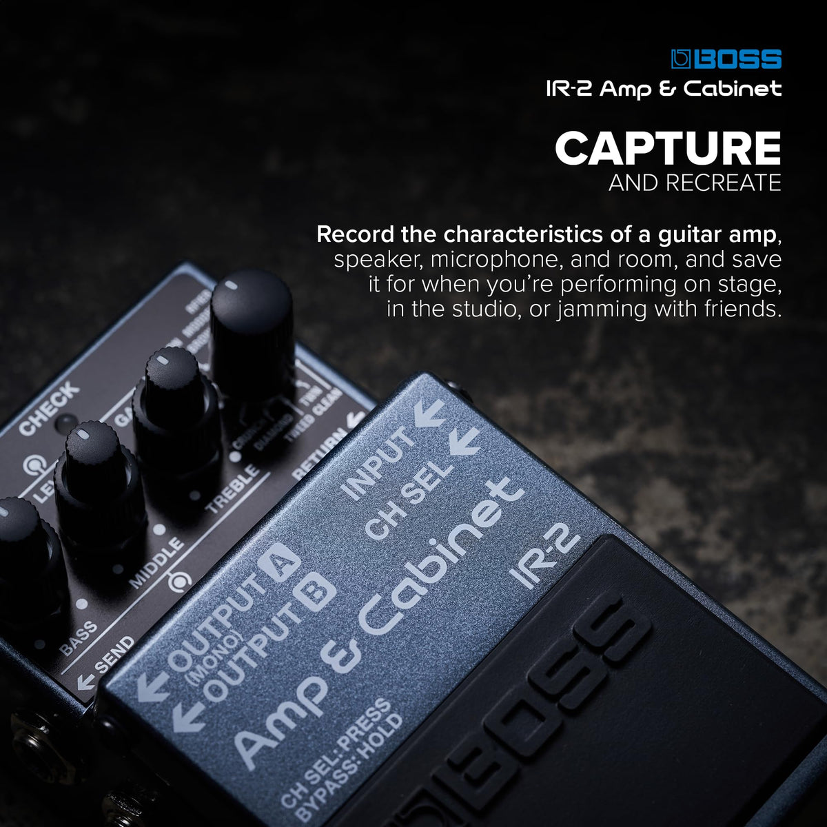 BOSS IR-2 Amp & Cabinet Pedal