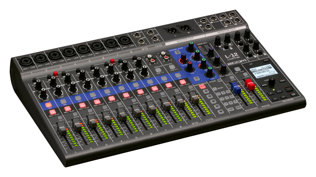 Zoom LiveTrak L-12 Digital Mixer and Multitrack Recorder