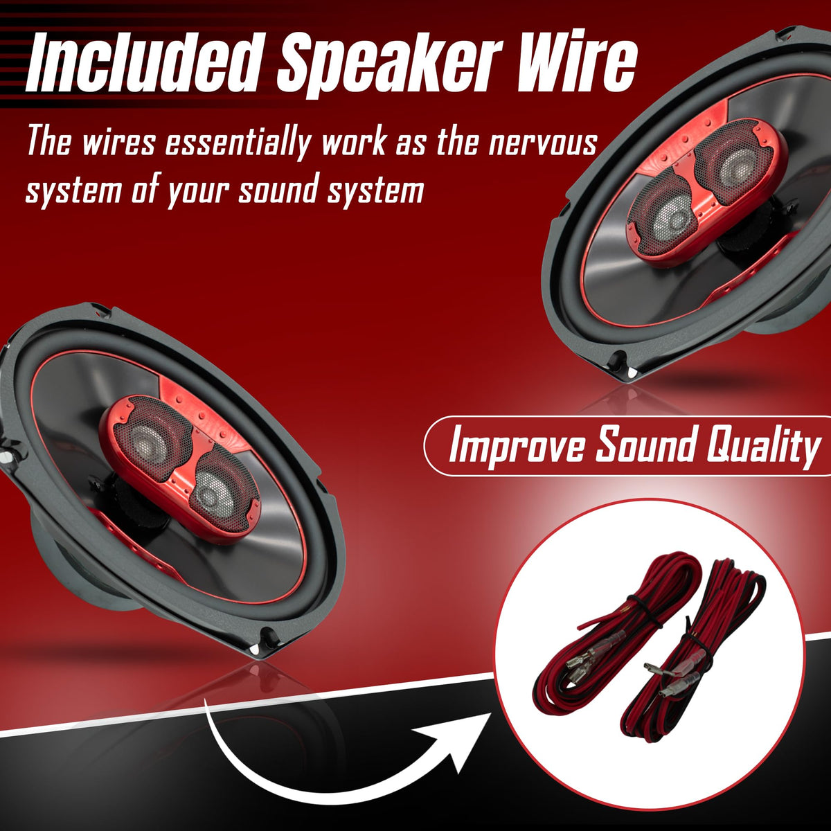 MB Quart XK2-169 6x9" 2-Way Coaxial Speakers