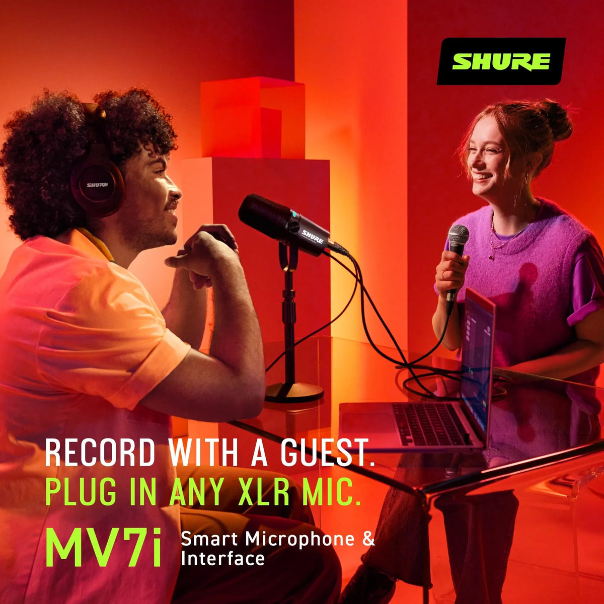 Shure MV7i Smart Microphone & Audio Interface