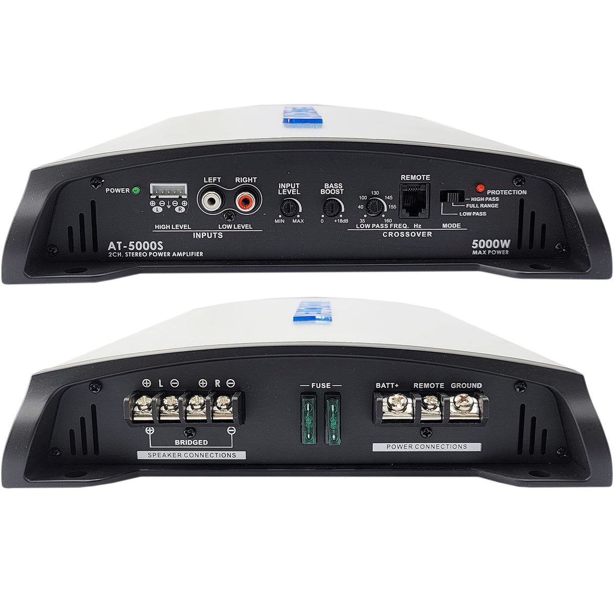 Audiotek AT-5000S 2-Channel Car Amplifier