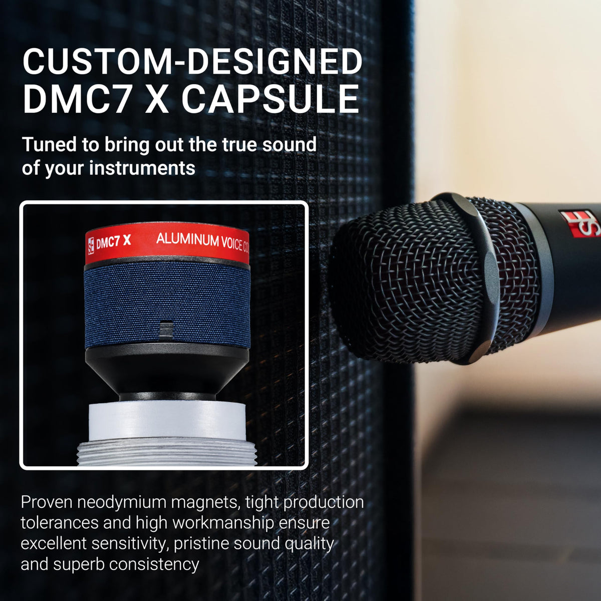 sE Electronics V7 X Dynamic Instrument Microphone