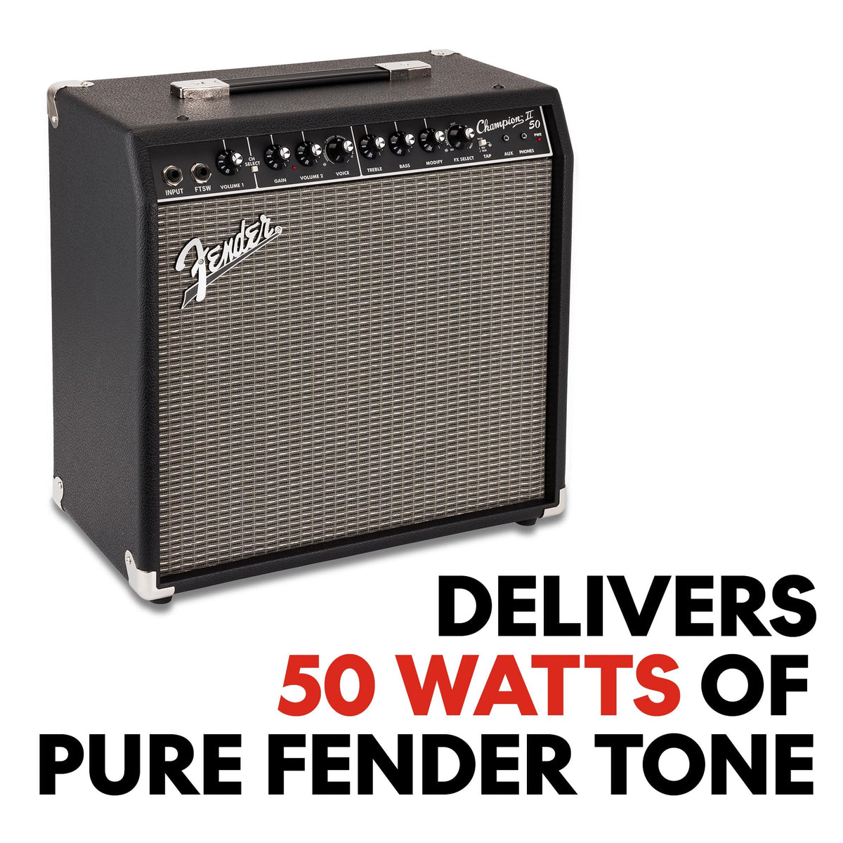 Fender Champion II 50 12" 50-Watt Guitar Combo Amp