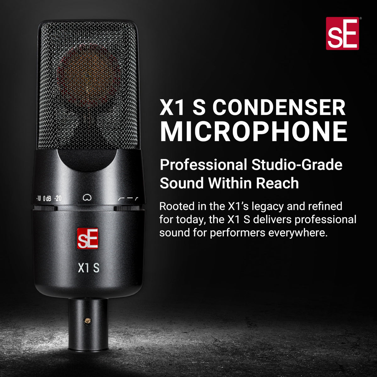 sE Electronics X1 S Large-Diaphragm Condenser Microphone