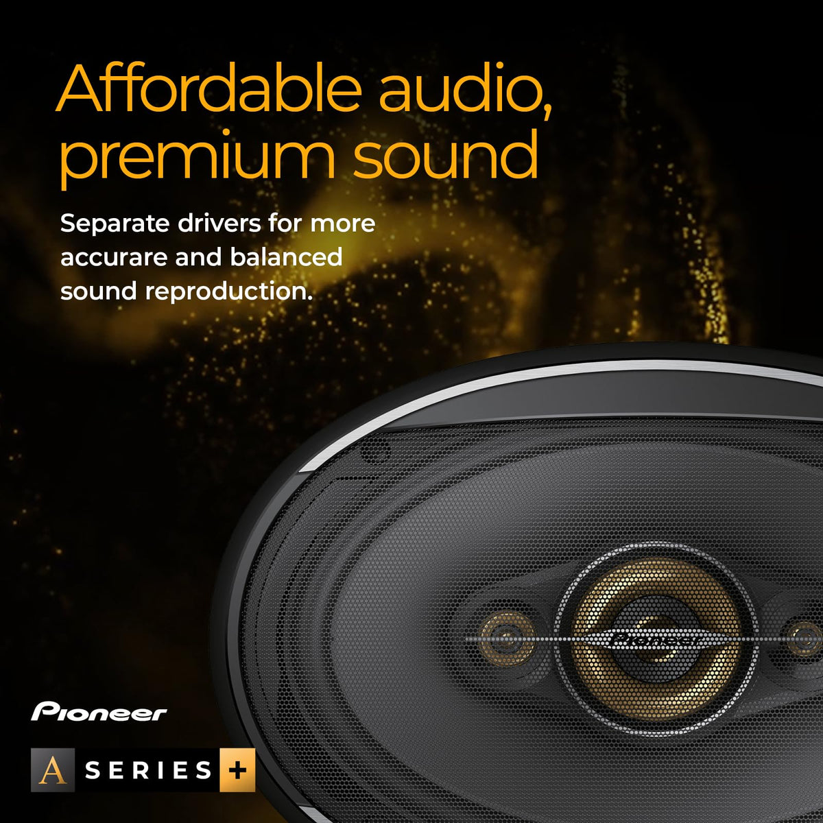 Pioneer TS-A1601C 6.5" 2-Way Component Speakers