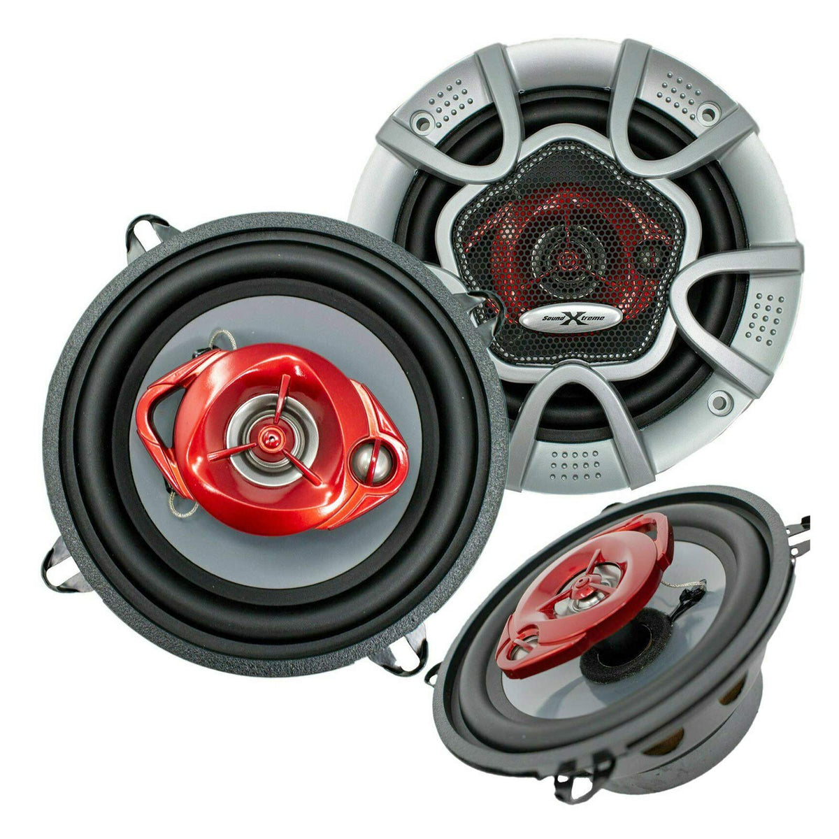 SoundXtreme ST-503 5.25" 3-Way Coaxial Speakers