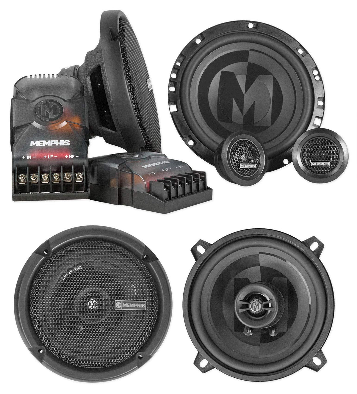 Memphis PRX5 5.25" Speakers + PRX60C 6.5" Components