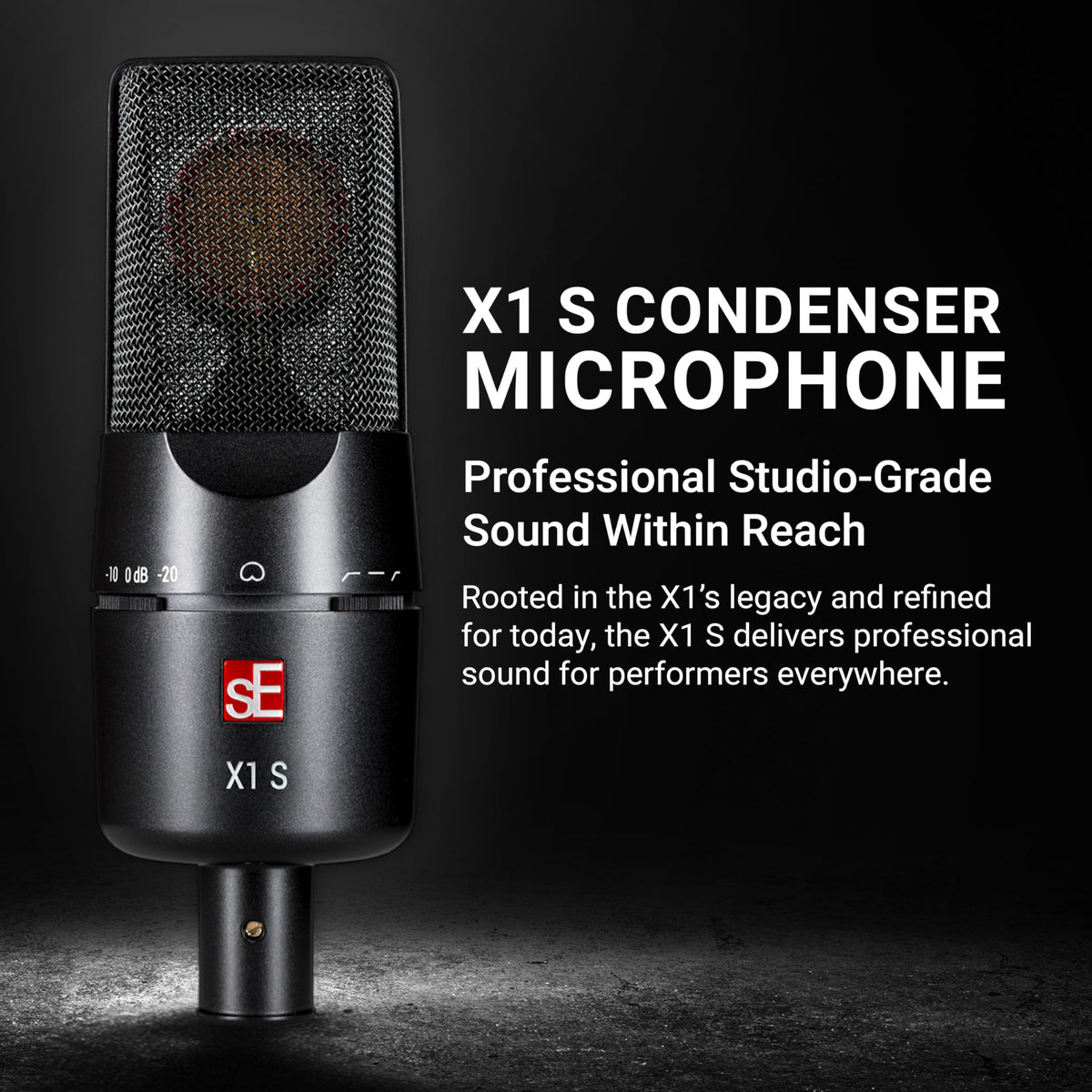 sE Electronics X1 S STUDIO BUNDLE Condenser Mic Kit