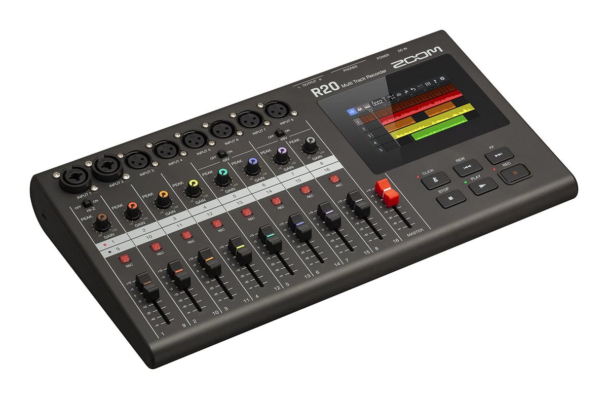 Zoom R20 16-Track Multitrack Recorder