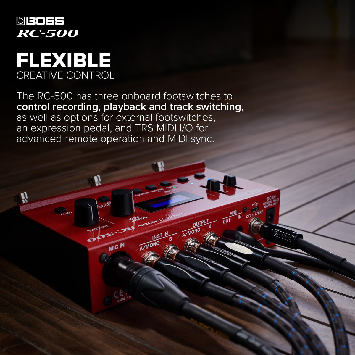 BOSS RC-500 Two-Track Loop Station Pedal