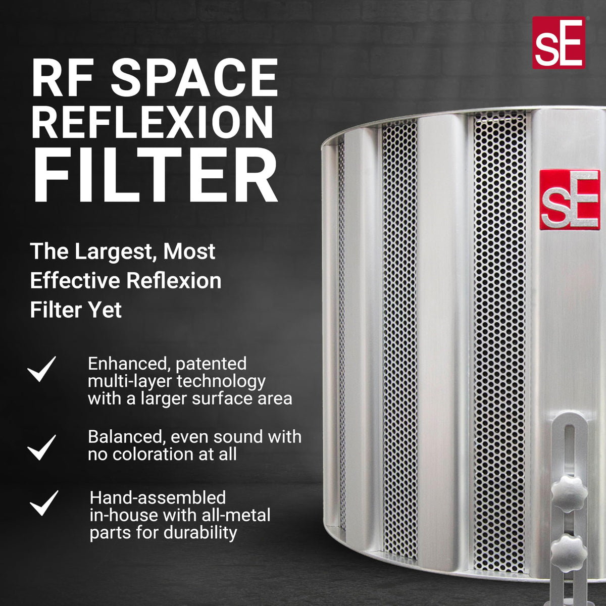 sE Electronics RF SPACE Microphone Reflexion Filter