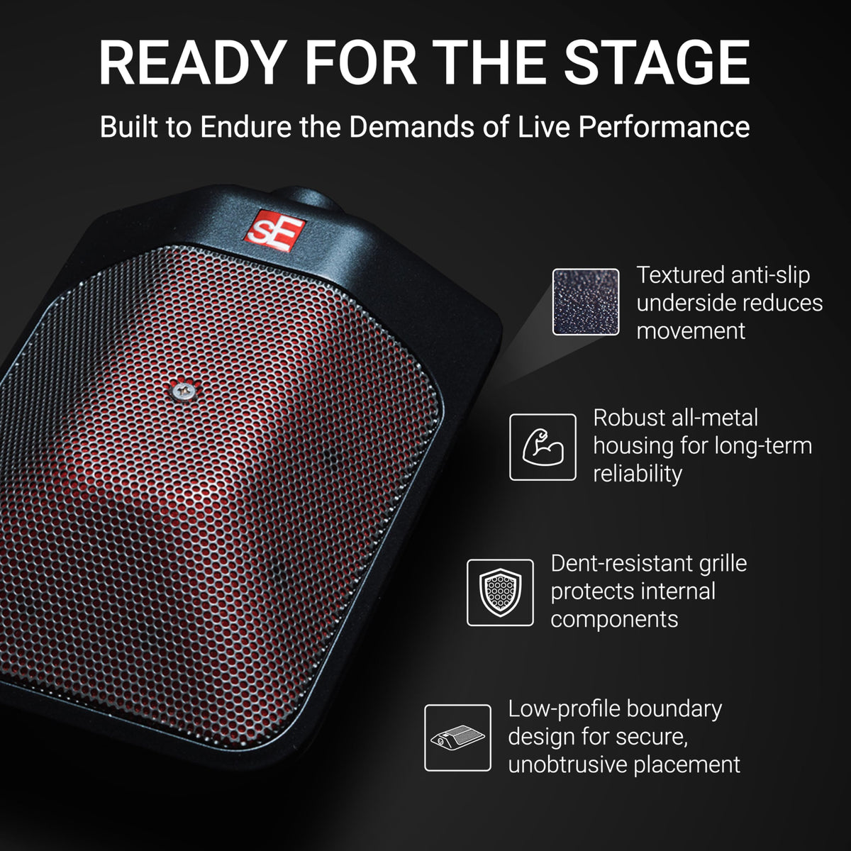 sE Electronics BL8 Half-Cardioid Boundary Microphone