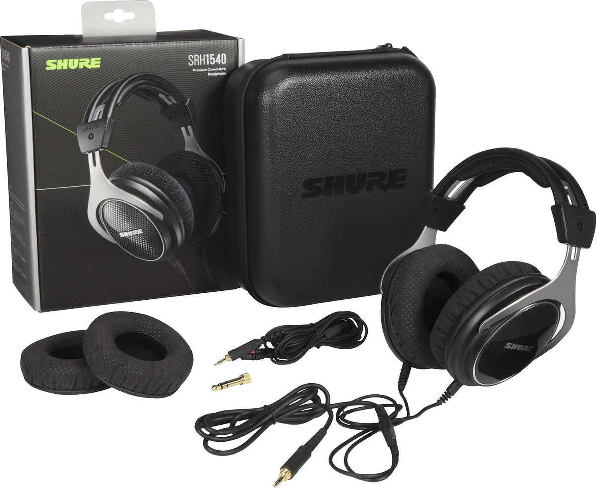 Shure SRH1540-BK Premium Closed-Back Headphones