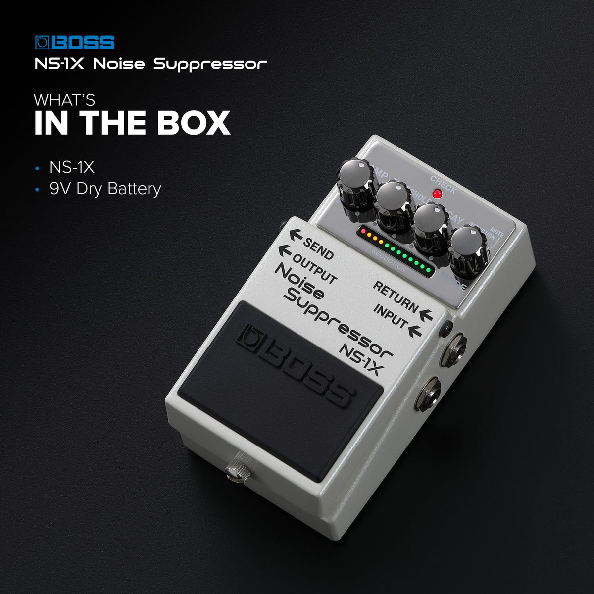 BOSS NS-1X Noise Suppressor and Gate Pedal