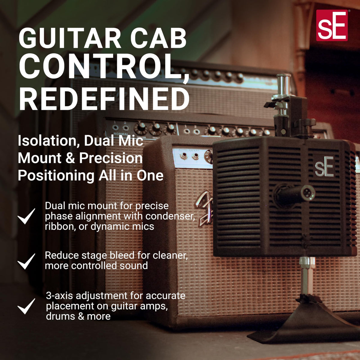 sE Electronics guitaRF Guitar Amp Isolation Filter