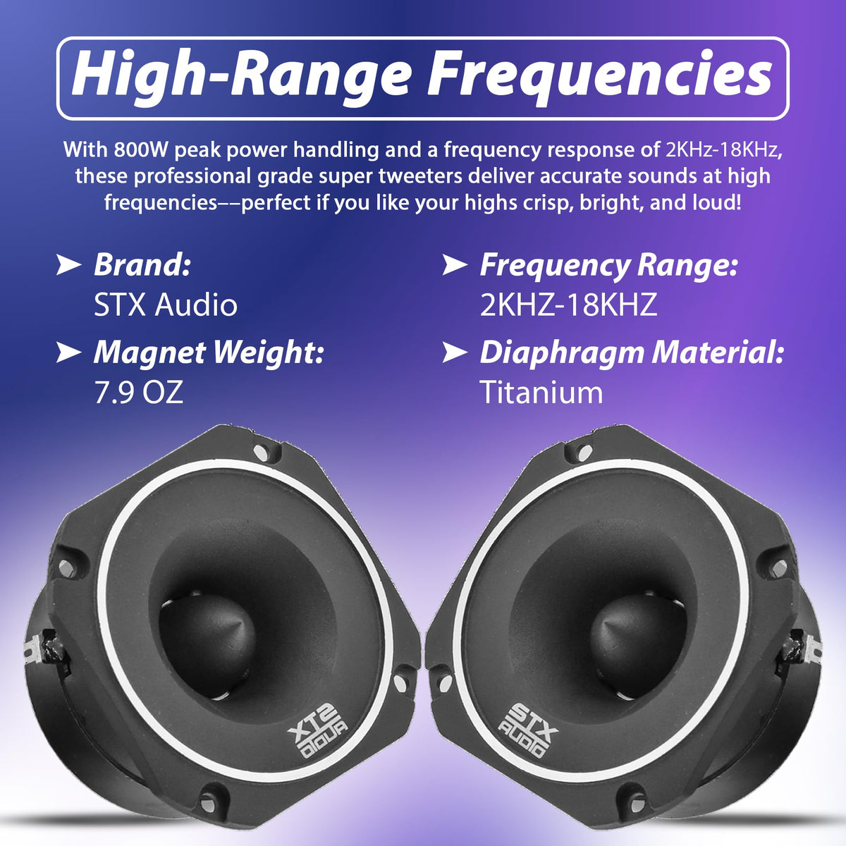 STX Audio STX-55TW 3.4" Super Tweeter