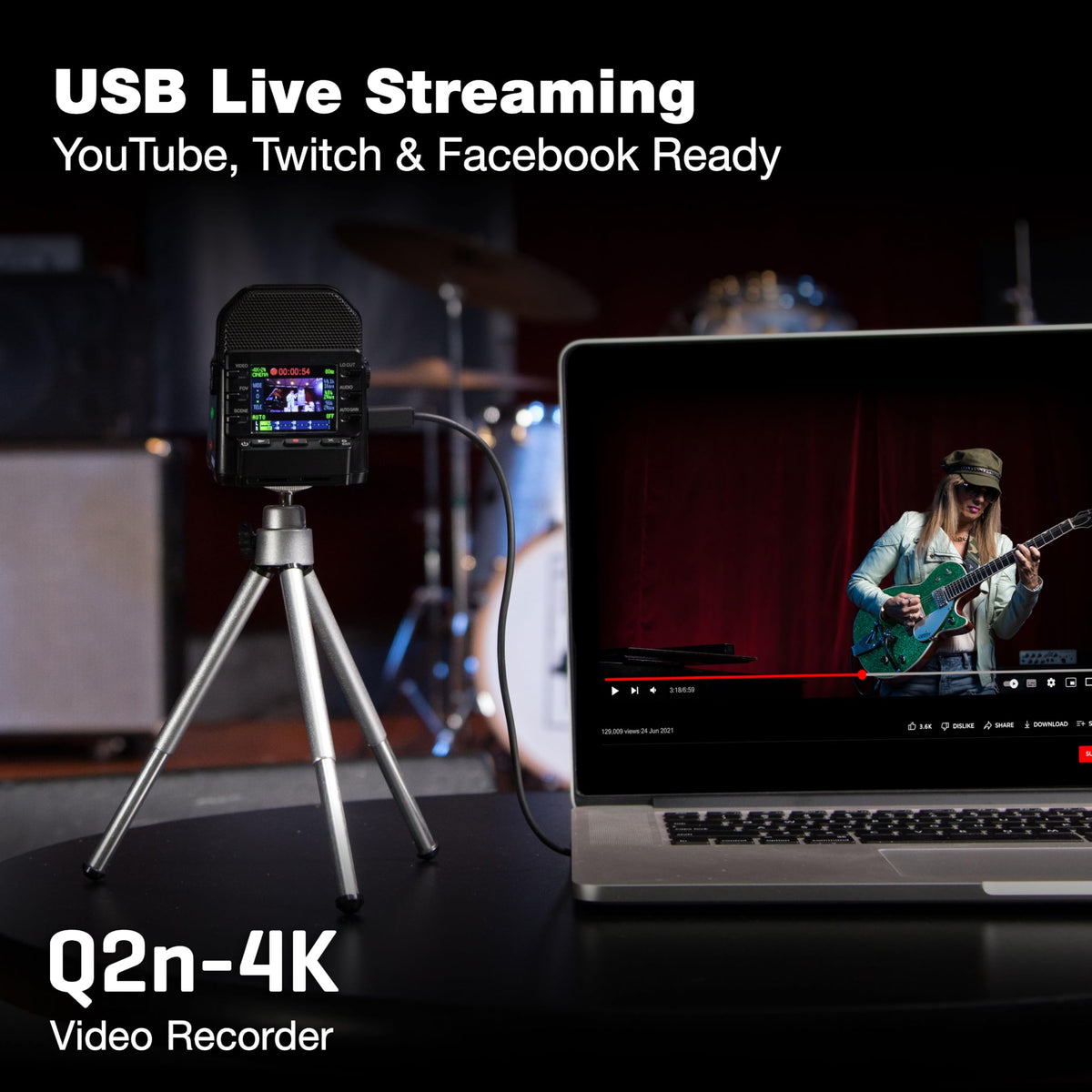 Zoom Q2n-4K 4K Handy Video Recorder