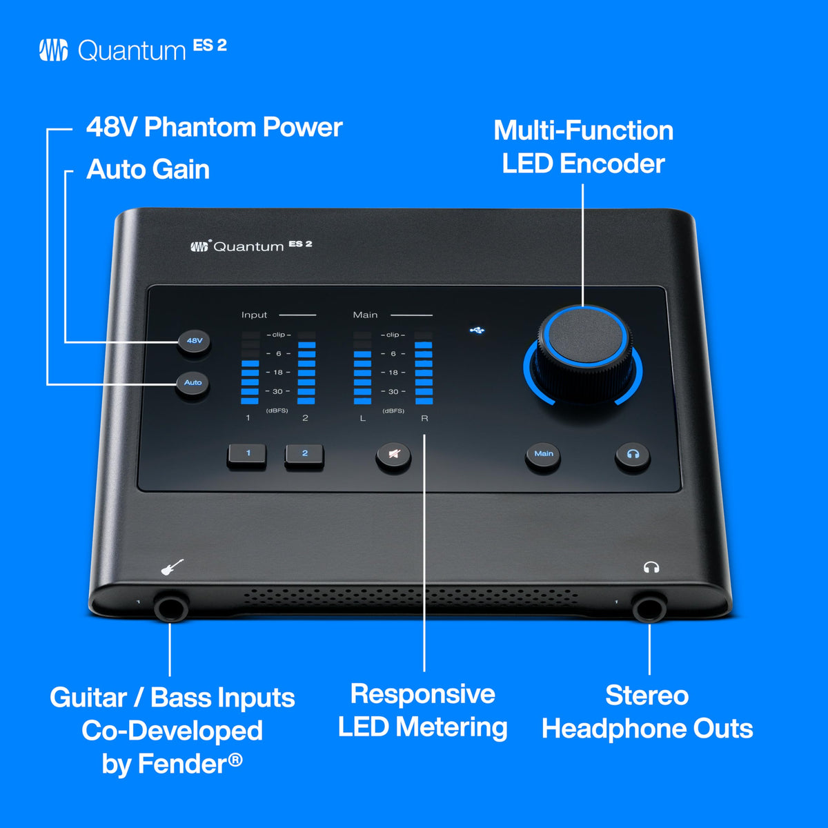 PreSonus QUANTUM-ES2 USB-C Audio Interface