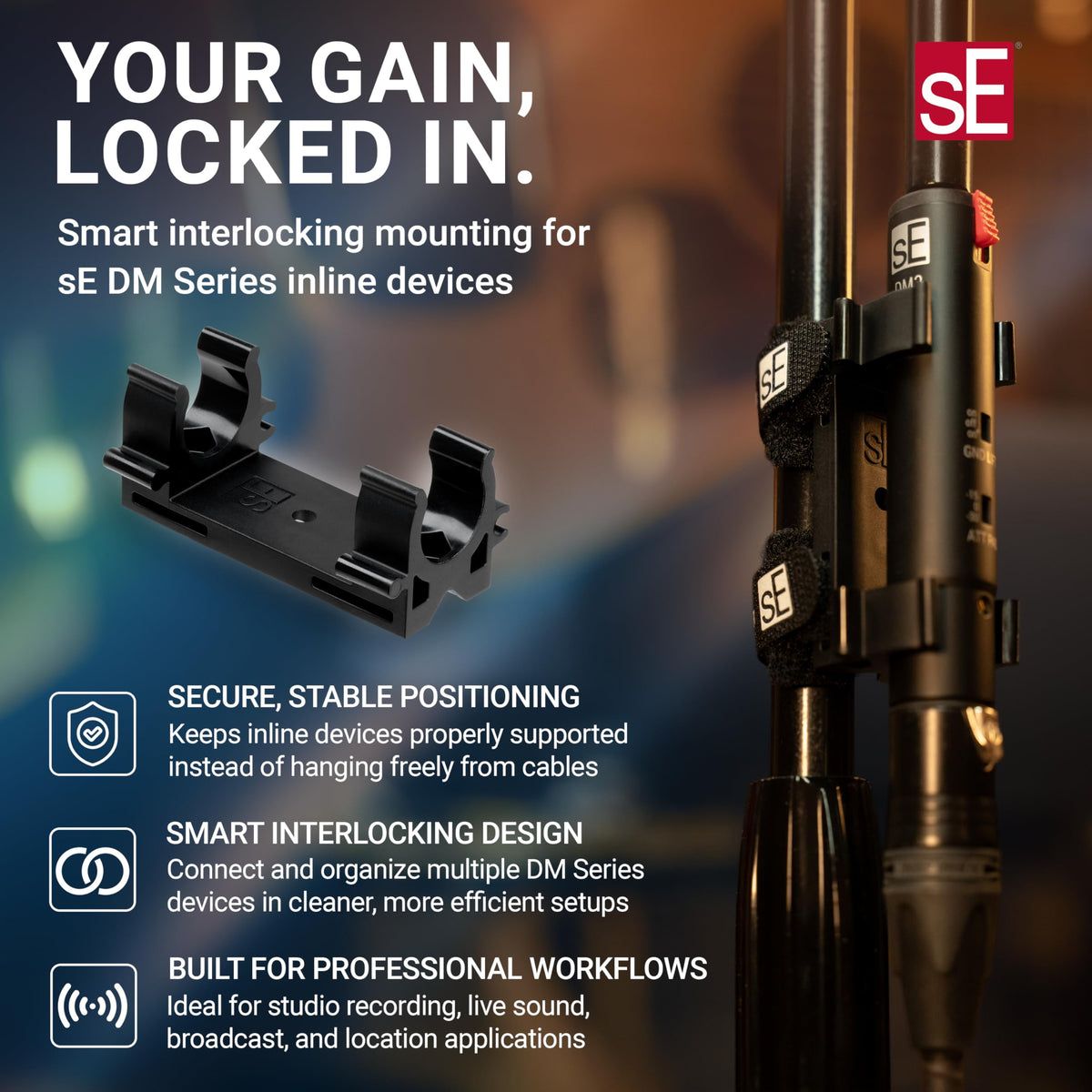 sE Electronics DMPROCLIP DM Pro Clip Mounting Clip