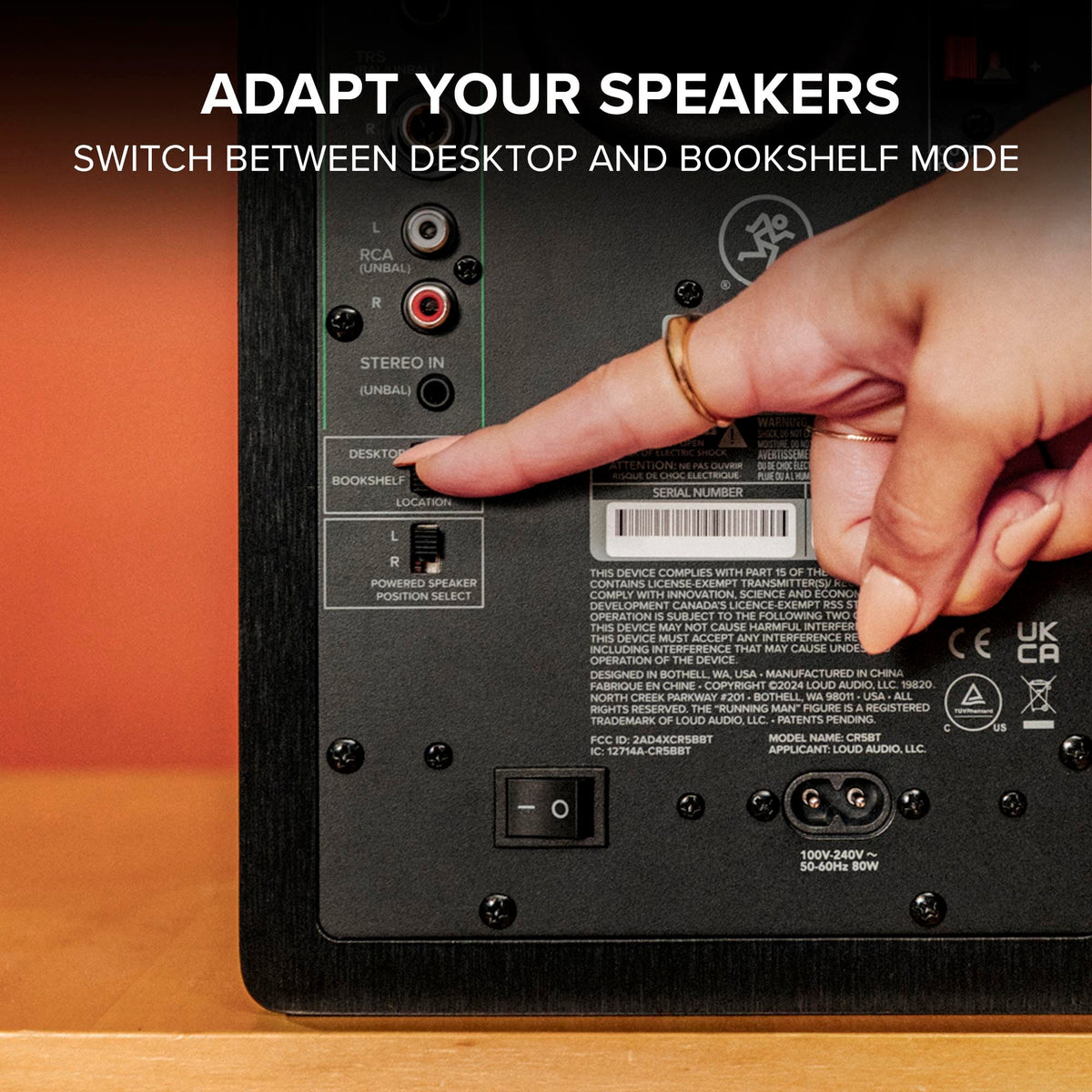 Mackie CR5BT 5.25" Powered Studio Monitor Pair