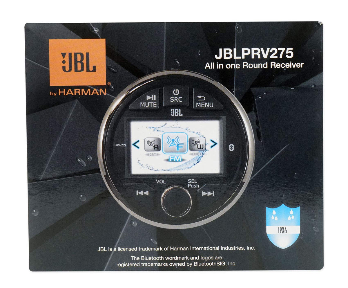 JBL PRV275 Gauge-Style Marine Receiver