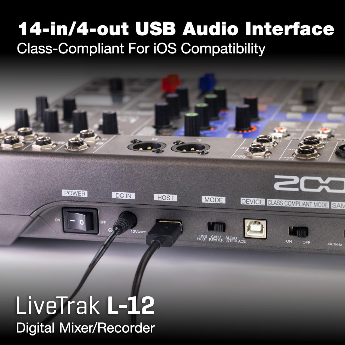 Zoom LiveTrak L-12 Digital Mixer and Multitrack Recorder