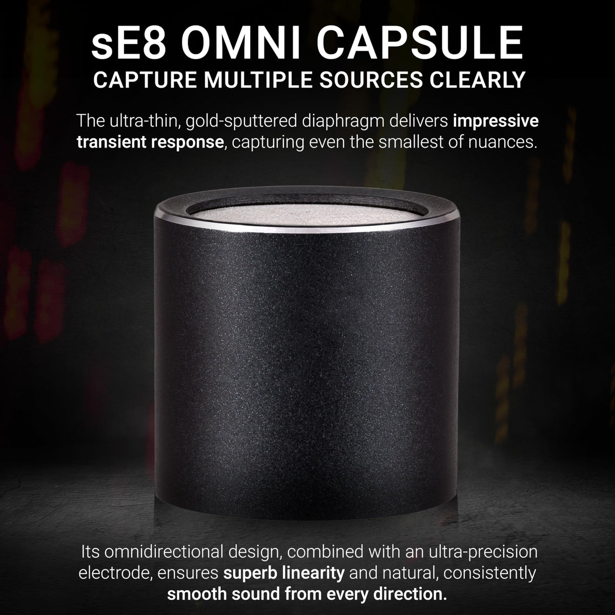 sE Electronics sE8 Omni(P) Matched Pair Condenser Mics