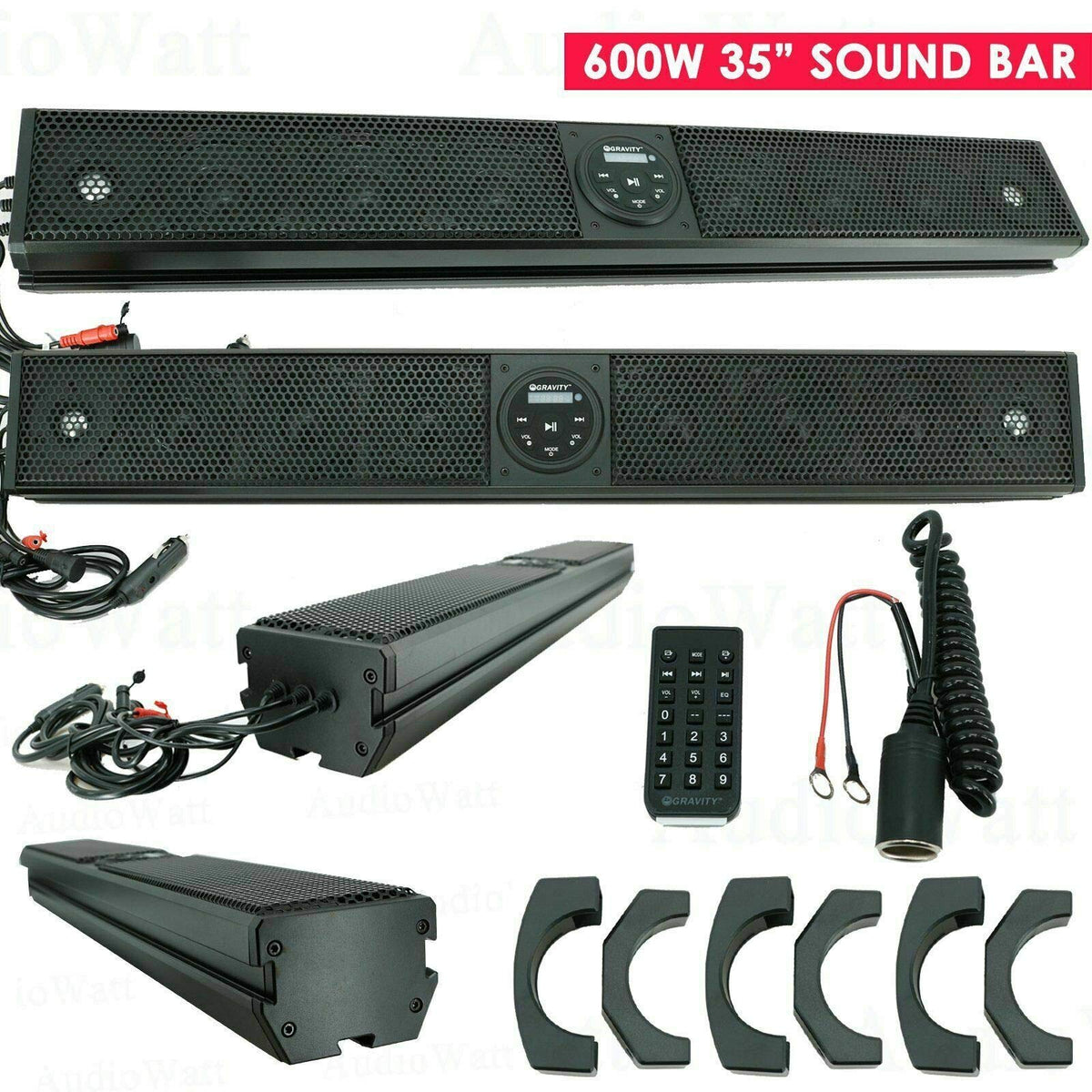 Gravity GTV64BT 35.82" ATV/UTV Weatherproof Sound Bar
