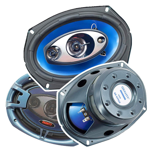 Gravity GR-6996H 6x9" 4-Way Coaxial Car Speakers