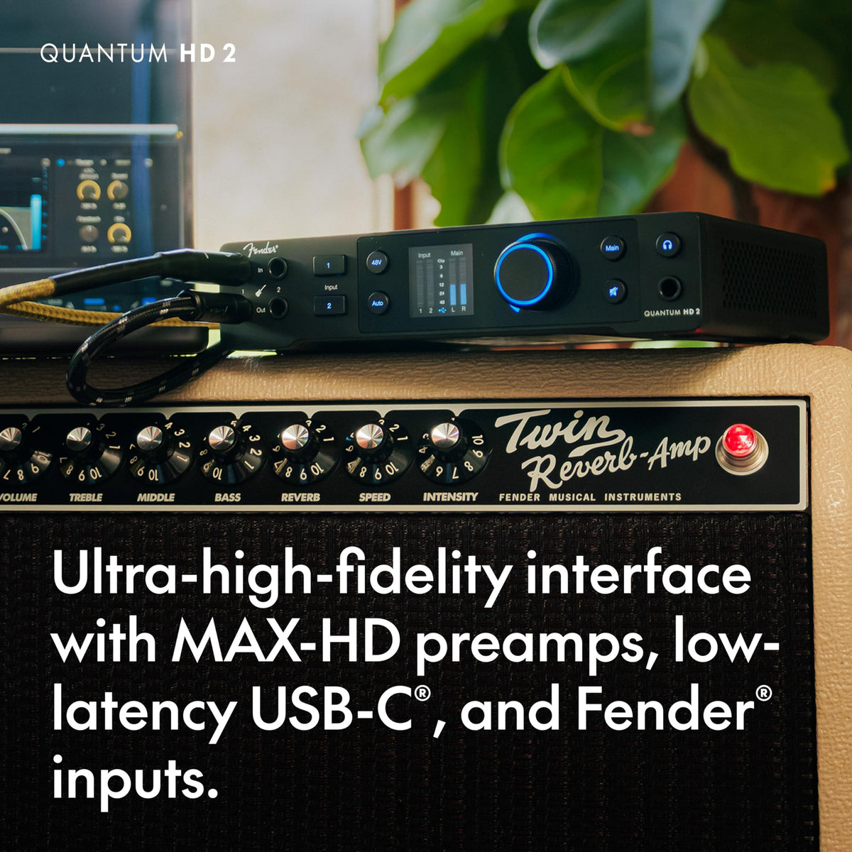 Fender QUANTUM HD2 20x24 USB-C Audio Interface