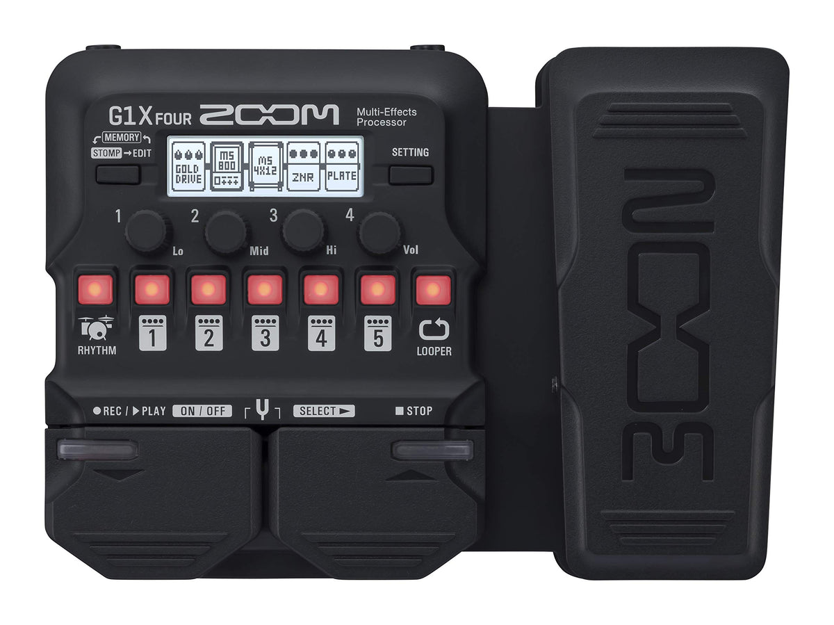 Zoom G1X FOUR Guitar Multi-Effects Processor