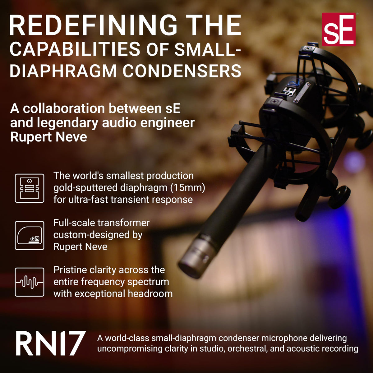 sE Electronics RN17 Omni Omnidirectional Capsule