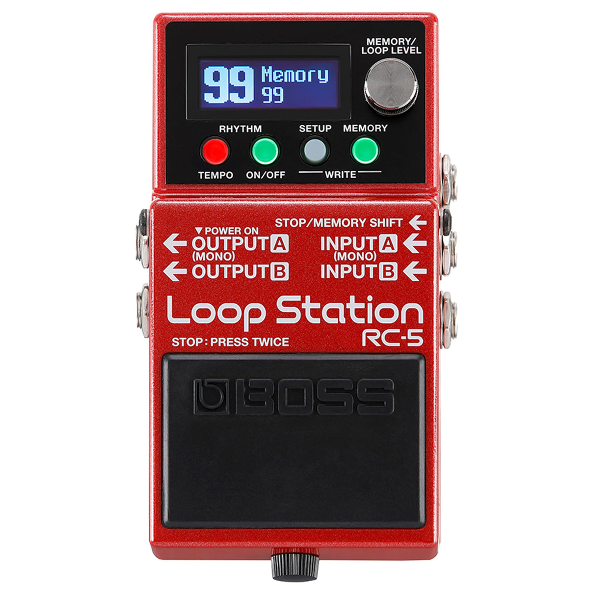 BOSS RC-5 Compact Stereo Loop Station Pedal