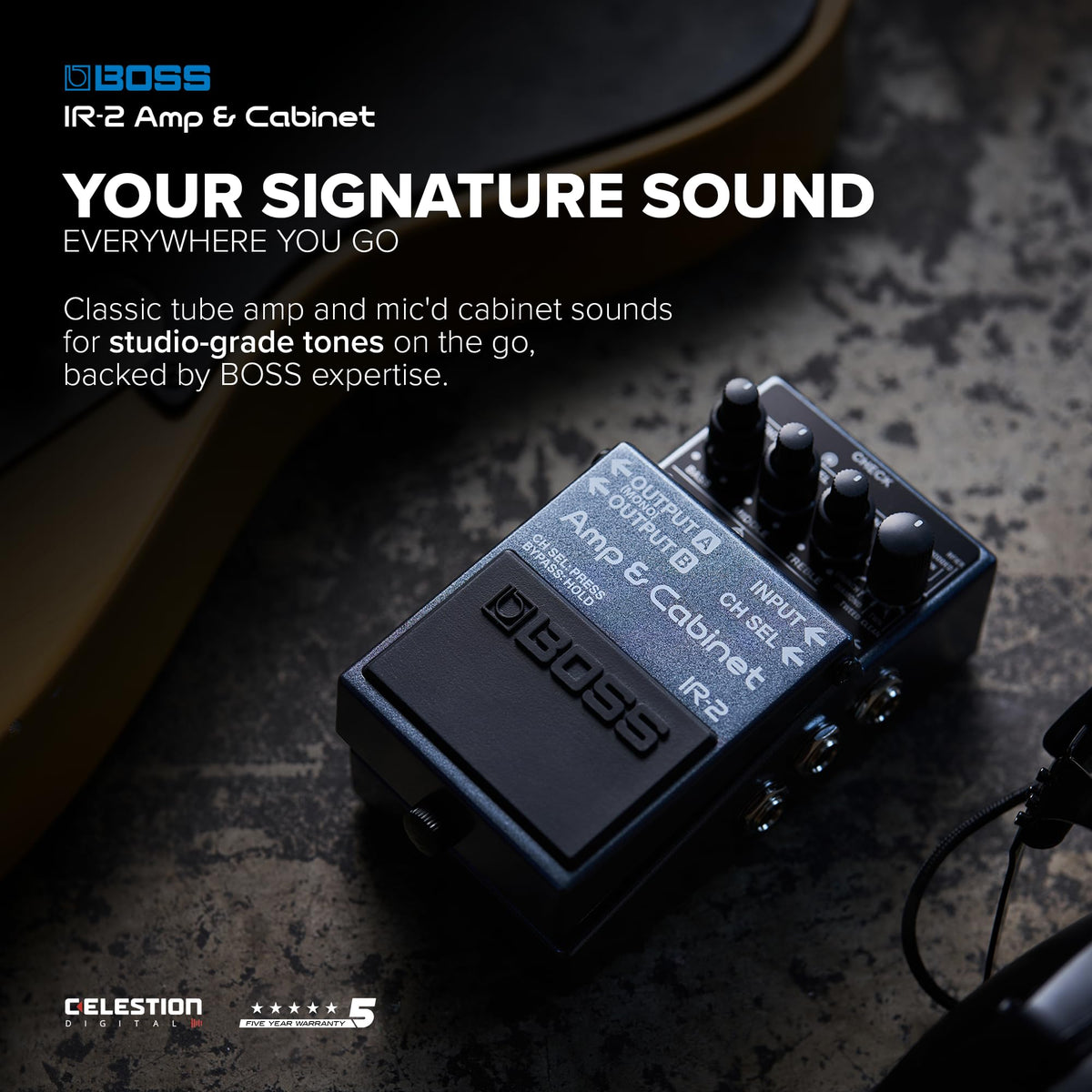 BOSS IR-2 Amp & Cabinet Pedal