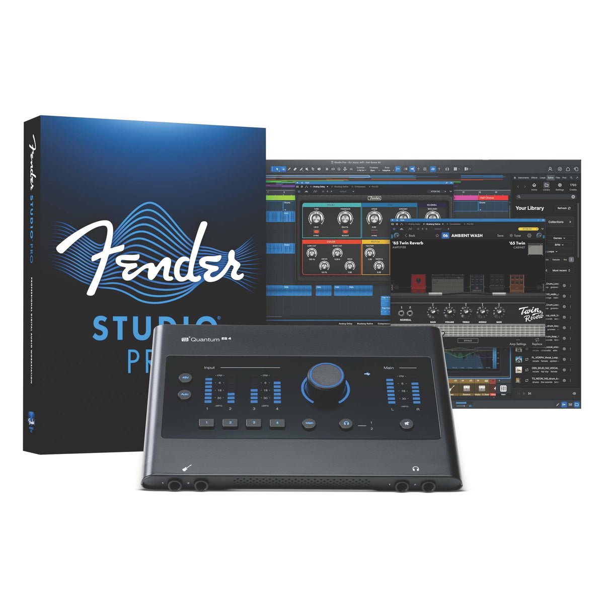 PreSonus QUANTUM-ES4 4x4 USB-C Audio Interface
