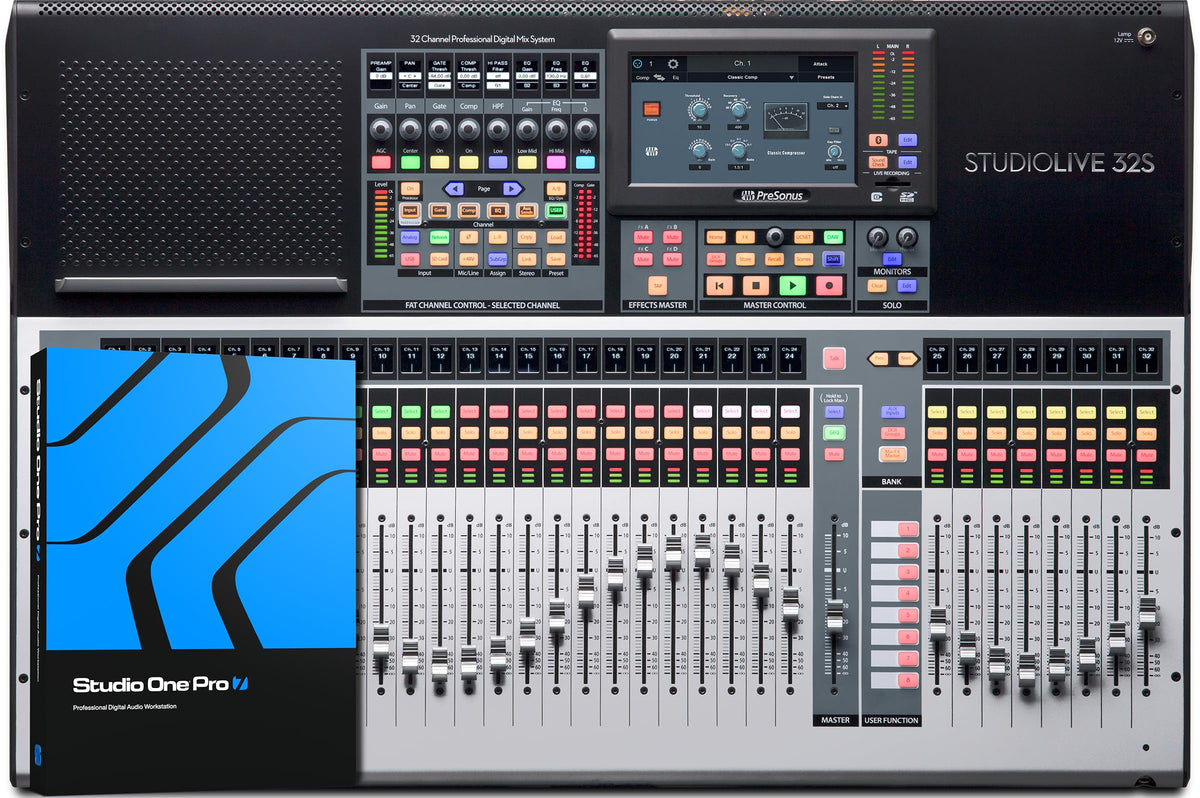 PreSonus STUDIOLIVE32S 40-Channel Digital Console Mixer