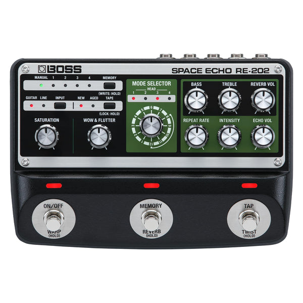 BOSS RE-202 Space Echo Tape Delay & Reverb Pedal