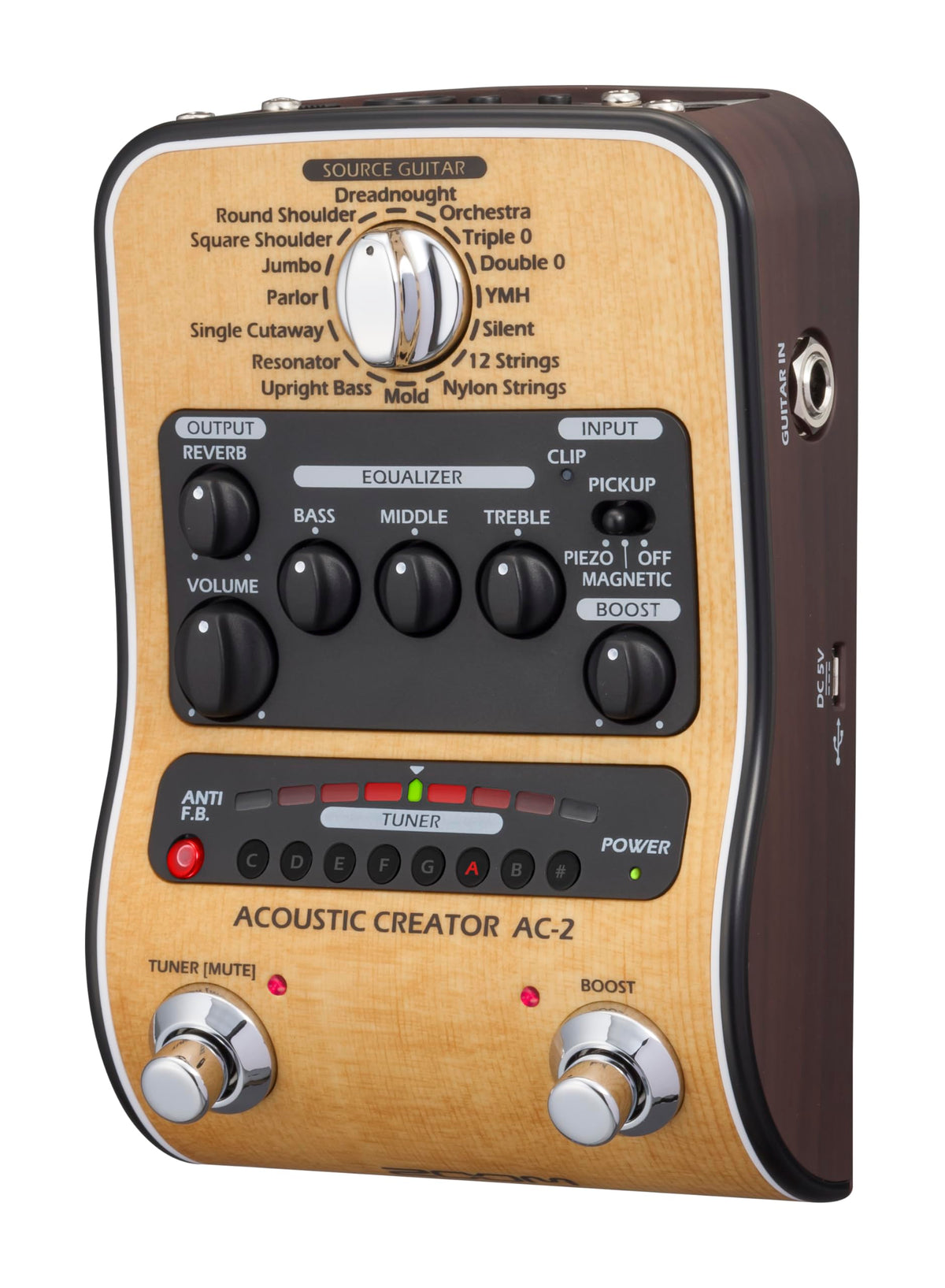 Zoom AC-2 Acoustic Creator DI Pedal