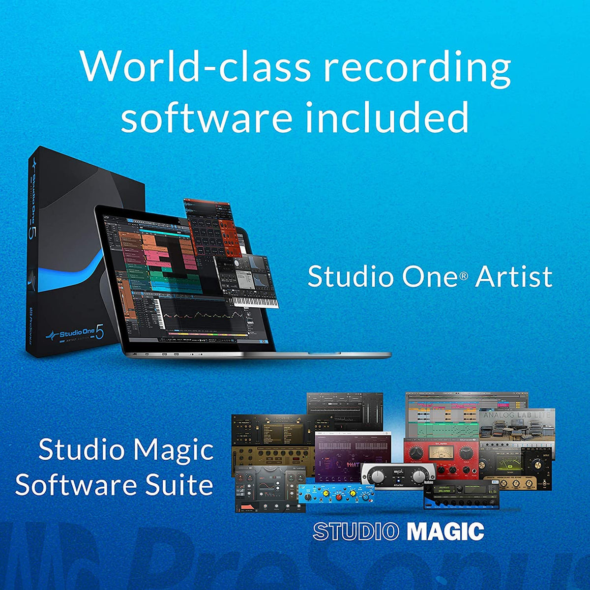 PreSonus AUDIOBOX ITWO STUDIO USB Recording Bundle