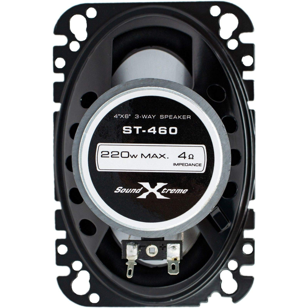 SoundXtreme ST-460 4x6" 3-Way Coaxial Car Speakers