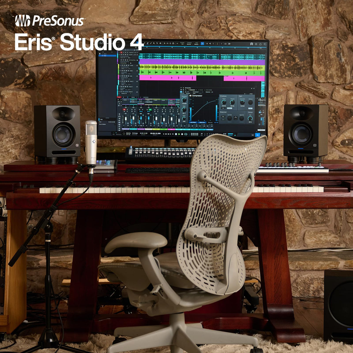 PreSonus ERIS-STUDIO4 4.5" Active Studio Monitor