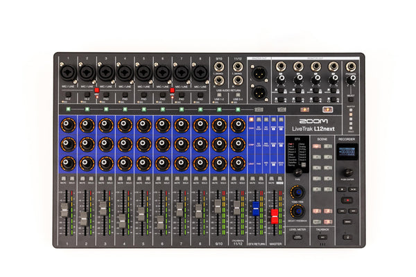 Zoom ZL12next LiveTrak 12-Channel Digital Mixer Recorder