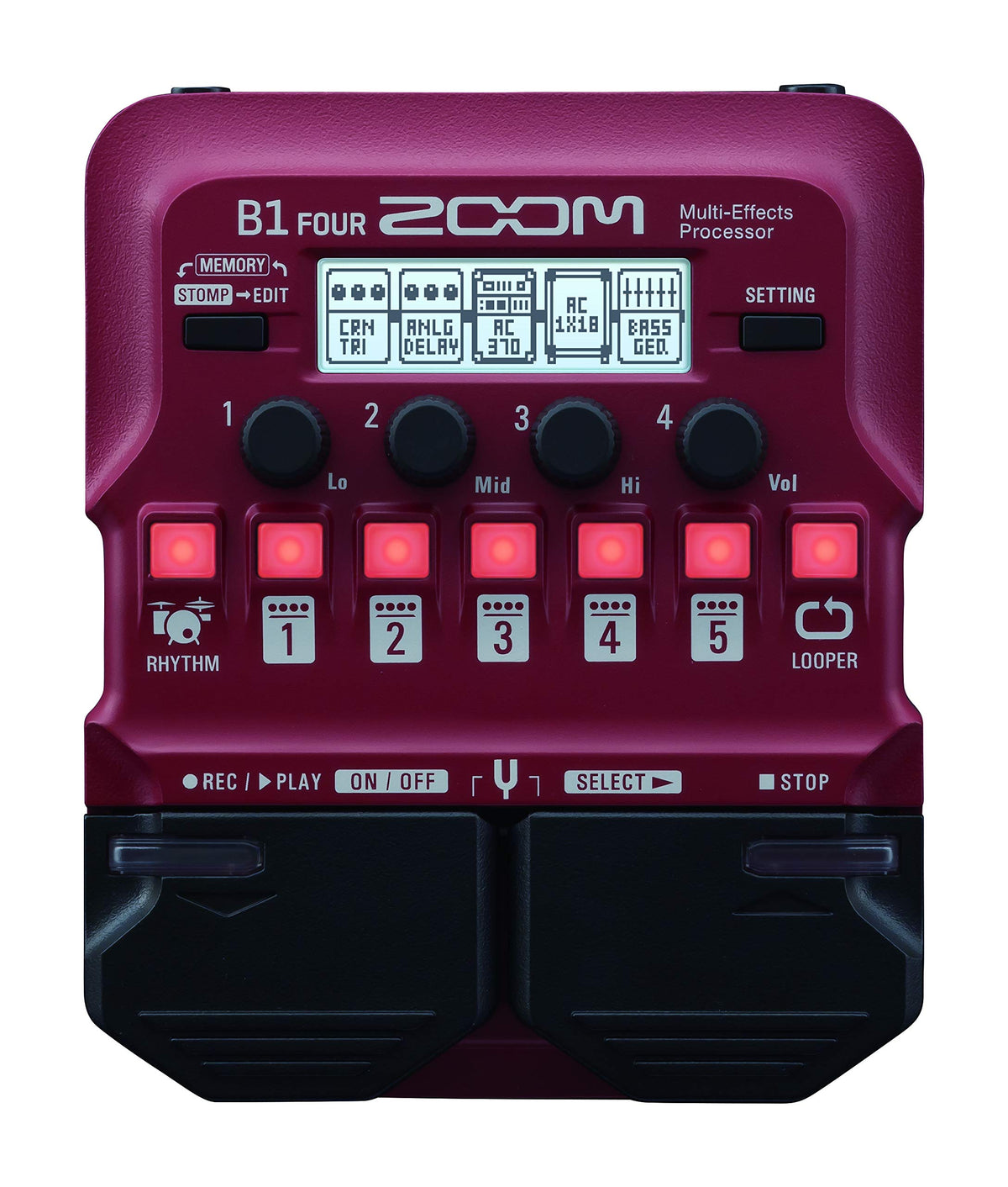 Zoom B1 FOUR Bass Multi-Effects Processor