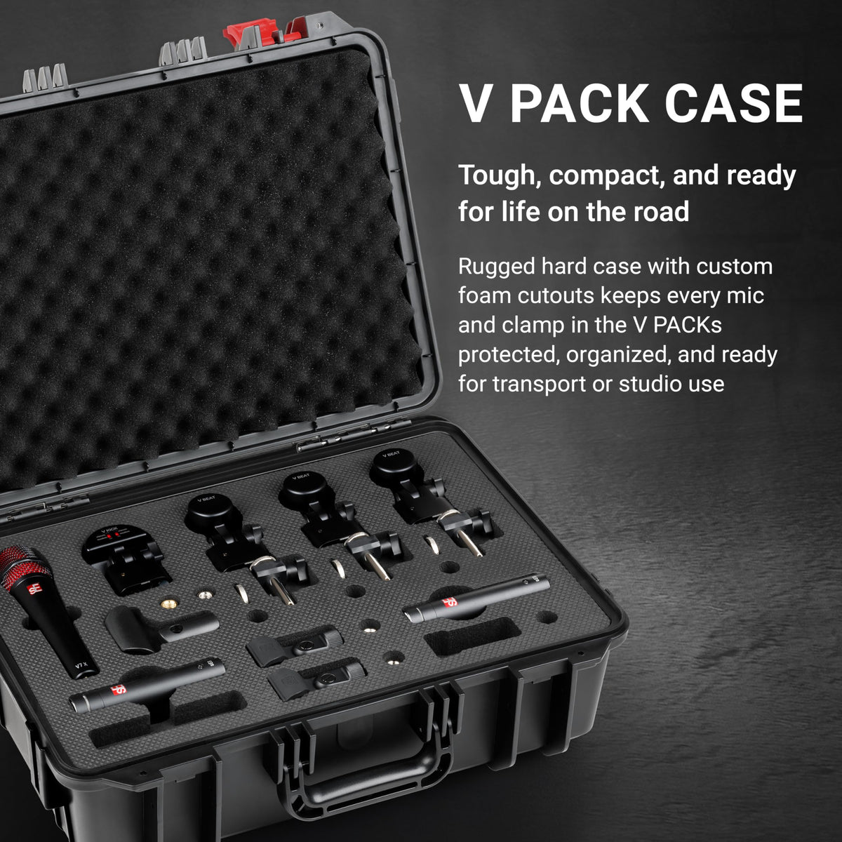 sE Electronics V PACK ARENA BLACK Drum Mic Kit