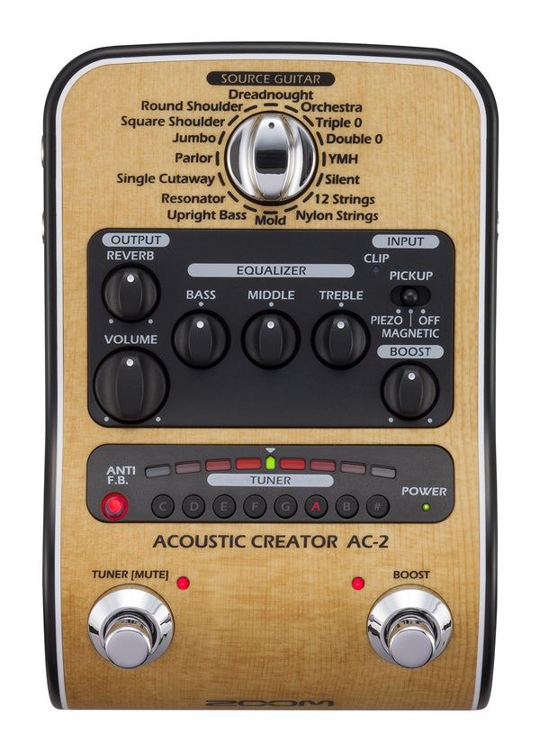 Zoom AC-2 Acoustic Creator DI Pedal