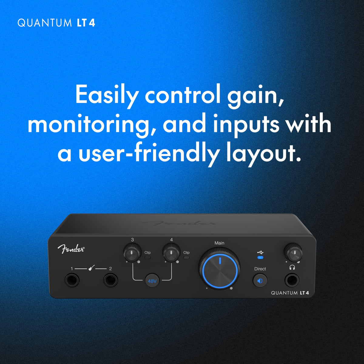 Fender Quantum LT 4 USB-C Audio Interface