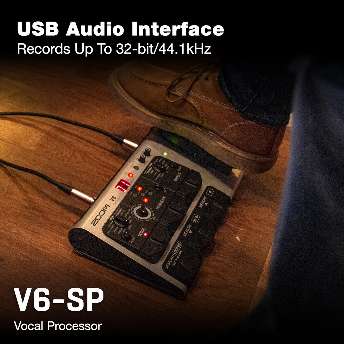 Zoom V6-SP Vocal Effects Processor Pedal