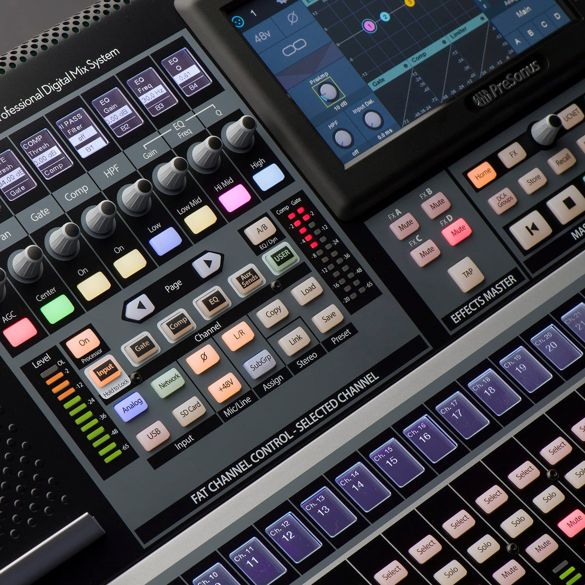PreSonus STUDIOLIVE32S 40-Channel Digital Console Mixer