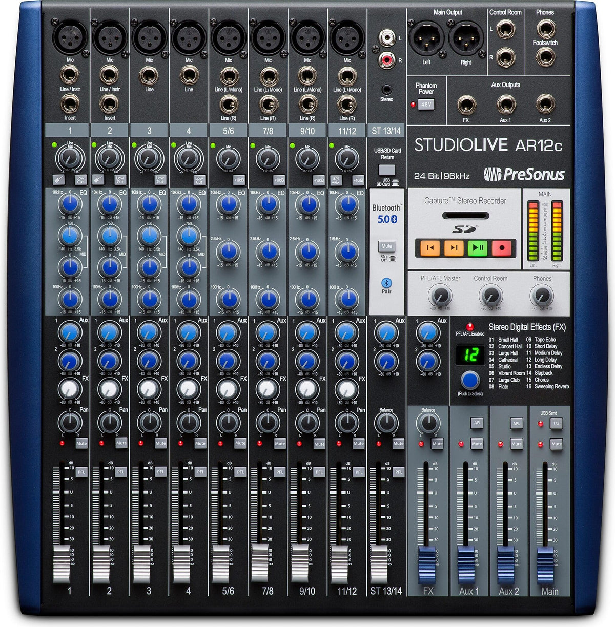 PreSonus StudioLive AR12c 14-Channel Analog Mixer